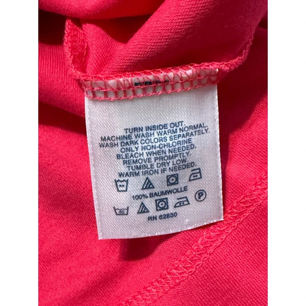Lands End Polo Shirt Girls XL 18-20 Pink Youth Short Sleeve Cotton Excellent